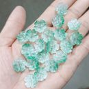 20pcs Flower Crystal Glass Loose Crafts Beads for Jewelry Making 14mm DIY