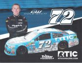 2017 COLE WHITT "RTIC COOLERS 2ND VERSION" #72 NASCAR MONSTER ENERGY POSTCARD