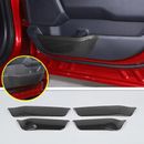 Accesorios de almacenamiento de puerta interior de automóvil ABS de fibra de carbono para Ford F150 F-150 21-22