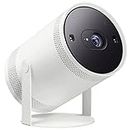 Samsung The Freestyle 100" Smart and Compact Portable LED Projector with in-Built OTT Apps (SP-LSP3BLAXXL, HDR10, Wi-Fi, 360 Sound, 180 Degree Projection Angle, Auto Focus & Auto Key Stone, White)