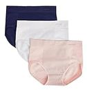 Breezies Air Effects Smoothing Full Brief Panties (US, Size Small, Ash Rose)