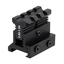 ToopMount Picatinny Riser Mount Rail Adjustable Height 0.9-1.2" Optic Riser Mount for Red Dot Sight Scope fit 20mm Picatinny/Weaver Rails Lightweight 3 Slots