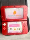 Nuevo Nintendo 3DS XL Rojo Con Estuche Cargador
