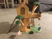 Calico Critters/Sylvanian Families TREE HOUSE w/ Slide & Swing- GREAT CONDITION