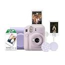 Fujifilm INSTAX Mini 12 Instant Camera Gift Set - Lilac Purple