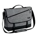Messenger Bag for Men, VASCHY Water Resistant 14inch Laptop Satchel Crossbody Shoulder Bag for Work, School, Business