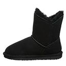 BEARPAW Women's Rosaline Multiple Colors | Women's Fashion Boot | Women's Slip On Boot | Comfortable Winter Boot, Black Ii, 9