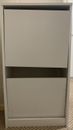 Ikea BISSA Shoe Cabinet with 2 Compartments - White (See Description & Photos)