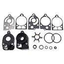 Fudoray 46-77177A3 Water Pump Impeller Repair Kit for Mercury Mariner Quicksilver 30 35 40 45 50 60 65 70 HP 2 Stroke Outboard Replace for Sierra 18-3324