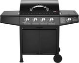 CosmoGrill Outdoor Gas Barbecue Grill 4+1 w/ Side Burner Storage Table BBQ Home