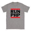 T-shirt da uomo Run PHP programmatore web sviluppatore regalo divertente