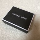 Michael Kors Jet Set Passcase / portefeuille porte-monnaie d'identité en NOIR signature