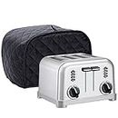 Boczif tostapane antipolvere, 4 fette Toaster, Kitchen Small Appliance Covers, Toaster Cover Adatto per la maggior parte dei tostapane standard