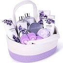 Gift Baskets for Women - Regalos Para Mujer, Body & Earth Gift Sets with Bubble Bath, Shower Gel, Body Lotion, Lavender Spa Gifts for Women, Spa Kit Mom Gifts, Mothers Day Gifts for Mom