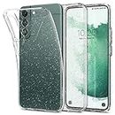 Spigen Liquid Crystal Glitter Back Cover Case for Samsung Galaxy S22 (TPU | Crystal Quartz)