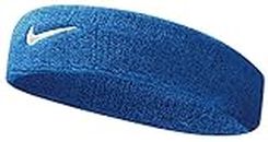 Nike Swoosh Headband Banda para la Cabeza, Unisex adulto, Azul (Royal Blue/White), Única