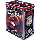Nostalgic-Art Boîte de conservation rétro L, Motor Oil – Idée de cadeau pour fans de la Route 66, Grande récipient à café, Design vintage, 3 l