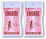 Engage On Woman Floral Fresh Pocket Perfume 17ml (Pack of 2) Unique