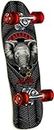 Powell Peralta Factory - Skateboard completo Cruiser Mini Vallely Baby Elefante, 20,3 cm, colore: Nero