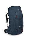 Osprey Farpoint Trek 75 Men's Backpacking Backpack Muted Space Blue, One Size