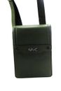 Michael Kors Mens Leather PHONE FLAP Medallion Messenger Handbag AMAZON GREEN