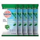 Sagrotan Hygienereinigungstücher – Für die praktische Reinigung und Desinfektion von Oberflächen – 5 x 60 Feuchttücher in wiederverschließbarer Verpackung