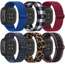 For Fitbit Versa 3 4 Strap Replacement Band Sense Bohemian Nylon Wristband Loop