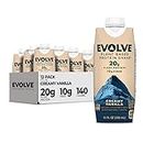 Evolve Protein Shake, Ideal Vanilla, 20g Protein, 11 FL OZ, 12 count