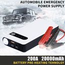 Torcia LED portatile avviatore salto auto 20000 mAh caricabatterie power bank