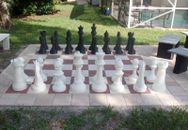 Giant 24 Inch Chess Set with 25-inch tall Kings Indoor outdoor