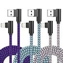 iPhone Charger Cord Lightning Cable 10 ft 3 Pack iPhone Charging Cable Long iPhone 11 Charger 10ft [Apple Certified] Nylon Braided Fast Charging for 13 mini/13/12/11 Pro MAX/XR/XS/8/7/Plus/6S/SE/iPad…