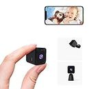 AOBOCAM Mini Spy Hidden Cameras For Home Security 4K HD Wide Angle Wireless WiFi Small Nanny Cam Indoor Surveillance Cameras With APP/Motion Detection/Night Vision