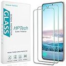 [2 Pack] HPTech Screen Protector for Samsung Galaxy S21, S21 5G (6.2-inch) Tempered Glass, Support Unlock Fingerprint, Anti-Scratch, No-Bubble, Case Friendly