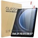 Suppeak 2-Pack Tempered Glass Screen Protector Compatible with Samsung Galaxy Tab S7 11'', HD, Anti-Scratch, Bubble Free, Easy Installation (SM-T870, SM-T875, SM-T876B)