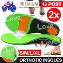 Orthotic Insoles Arch Support Flat Foot High Plantar Feet Fasciitis Pad Insert A