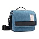 Besnfoto Camera Bag Small for Women Men, Mirrorless Camera bag Cute Compact Waterproof Canvas Messenger Bag for DSLR SLR Camera Case