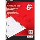 5 Star 912947 Notebook Wirebound 70gsm Ruled and Margin Perforated 50 Sheets, A4 [Pack of 10]