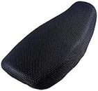 HUUSO Bike Stretchable Net Seat Cover (Black) Compatible with Piaggio Vespa VX