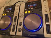 Pioneer CDJ-200 Digital DJ Turntables CD MP3 Pair- Works Perfectly! + Video!