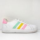 Adidas Girls Grand Court 2.0 HP8910 White Casual Shoes Sneakers Size 5