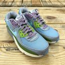 Nike Air Max 90 SE1 GS Nature Worn Blue Copa Grey DQ4016-400 +1.5 for Women's SZ