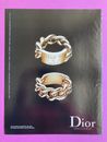 Publicité Dior 2004 bijoux gourmette printemps été collection accessoire vintage