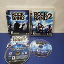 PAQUETE Videojuegos Rock Band 1 Y 2 (Playstation 3 PS3) Probado en Excelente Forma
