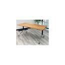 66" x 30" Solid Wood / Beech Flip Top Training Table
