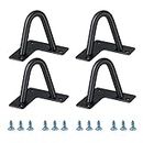 Hairpin Legs 2", DIY Furniture Legs are Great for Cabinets, Wardrobes, TV Cabinets, Drawers, Nightstands, Jewelry Boxes, Coffee Table Legs, and other Craft Projects. 2 inch Feet Black 4 Piece Set.