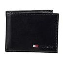 Tommy Hilfiger Men's Multi-Card Passcase Wallet, Black, One Size