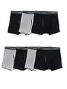 Fruit of the Loom Men's Coolzone (Assorted Colors) Boxer Briefs, Short Leg - 7 Pack Black/Gray, Large US