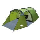 Ayamaya Camping Tents for 3-4 Person, Motorcycle Tent 2 Room Design in Green | 52 H x 168 W x 80 D in | Wayfair TENT-TUNNEL-GR