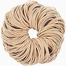 AIWOQI Rubber Bands size 33 Elastic Rubber Band #33, Approximately 220 Rubber Band Light brown for Office Supply File Folders Litter Box Rubber Bands