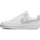 Nike Damen W Court Vision Lo Nn Low Top Schuhe, White/Platinum Violet, 39 EU